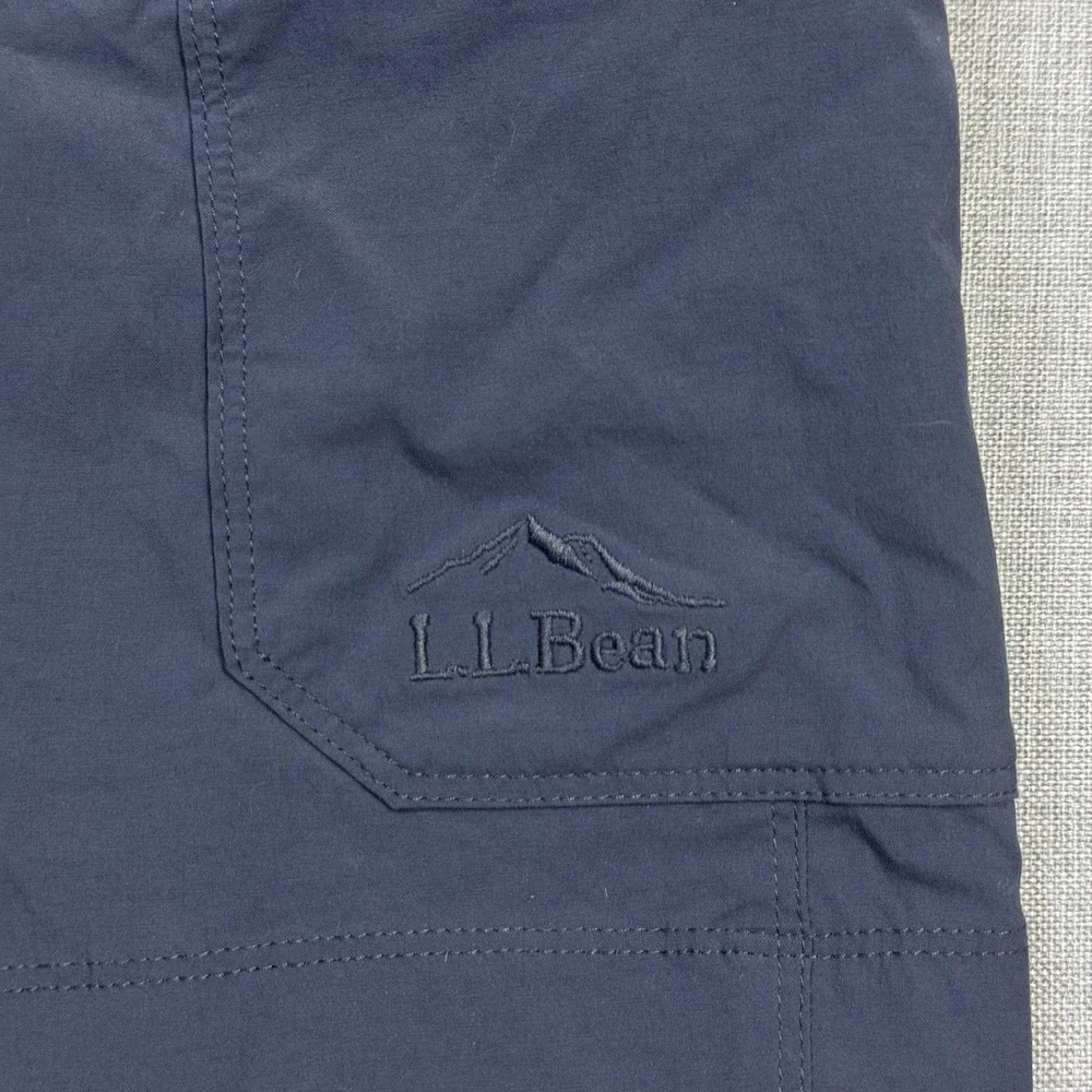 L.L. Bean Cresta Shorts Men 32 Blue Nylon Spandex Hiking Outoor 11